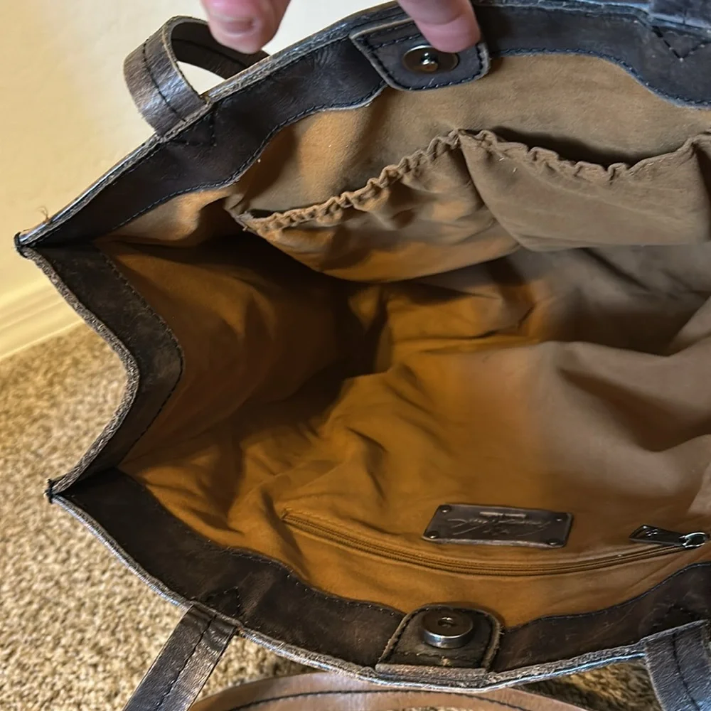 Patricia Nash Brown Leather Tote Bag